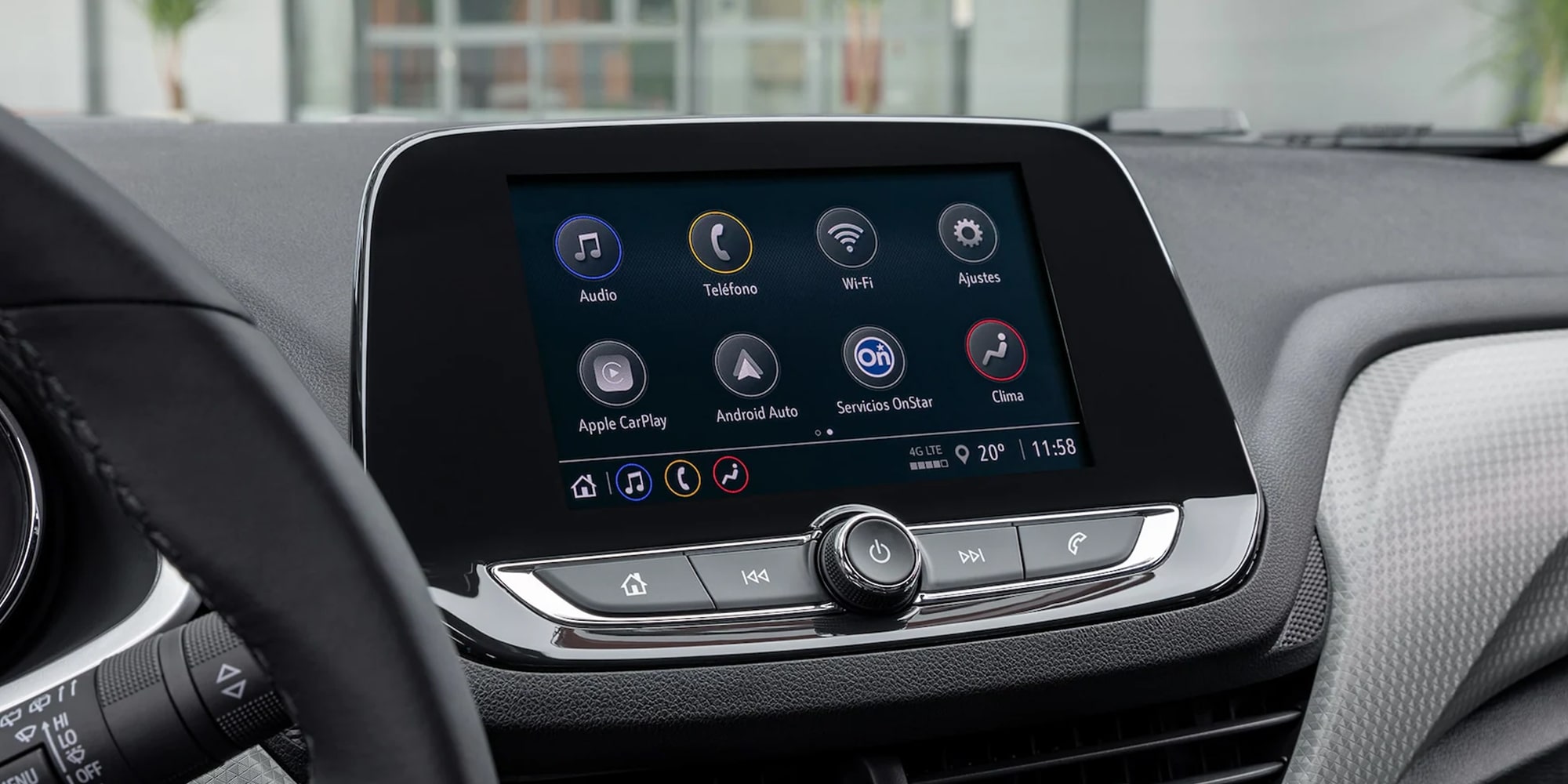 Pantalla de 8 pulgadas del Chevrolet Onix.