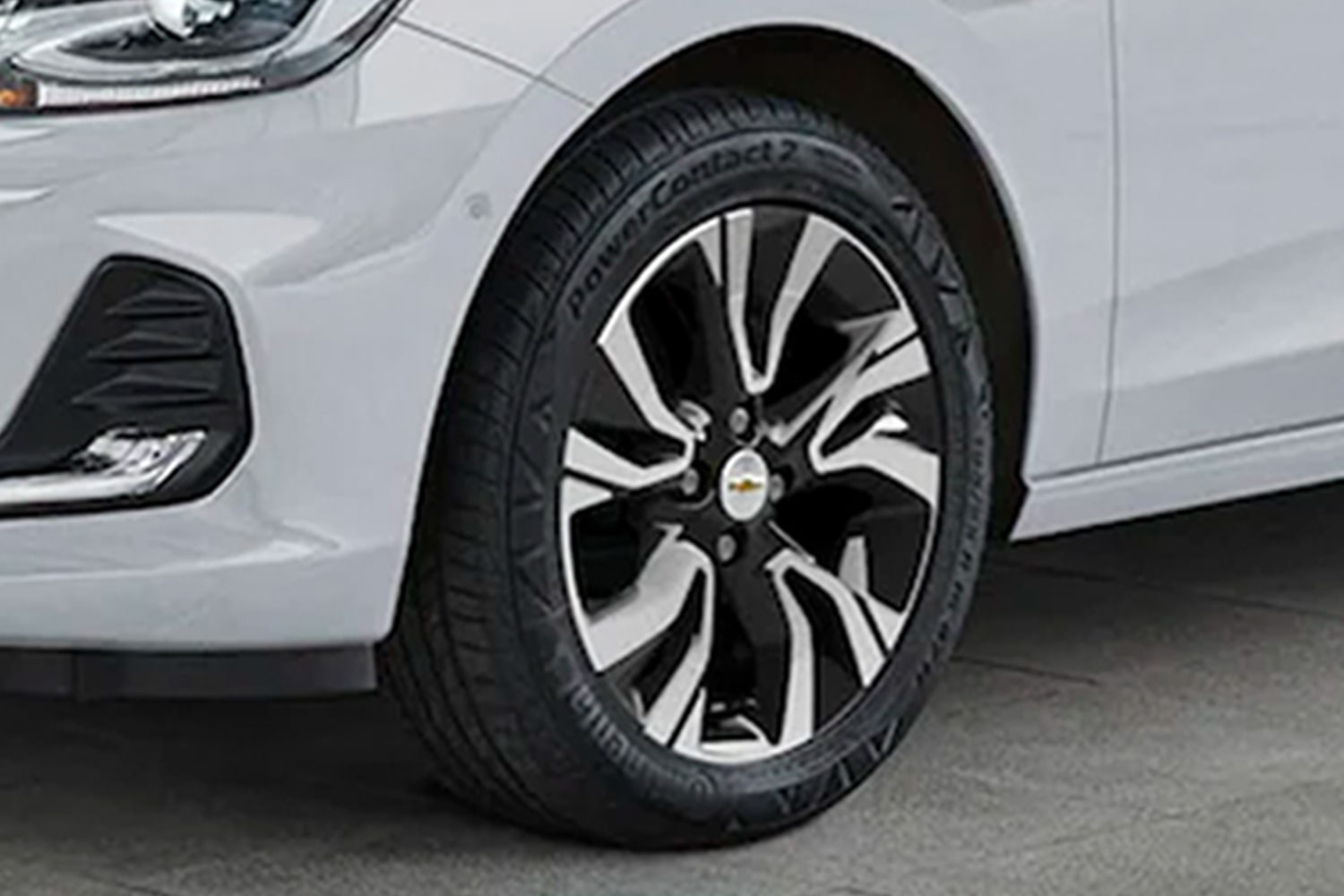 Llantas de aleación de 16 pulgadas del Chevrolet Onix.