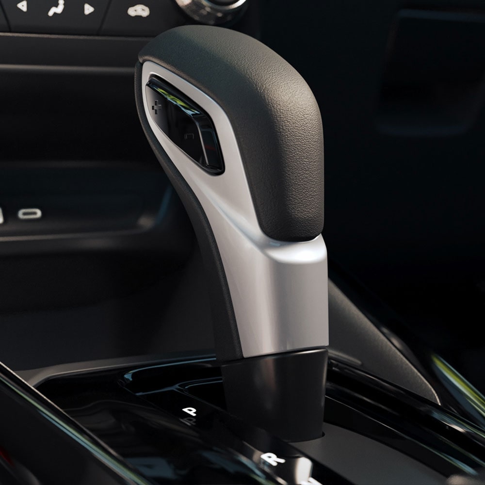 Palanca de cambios de la Chevrolet Montana.