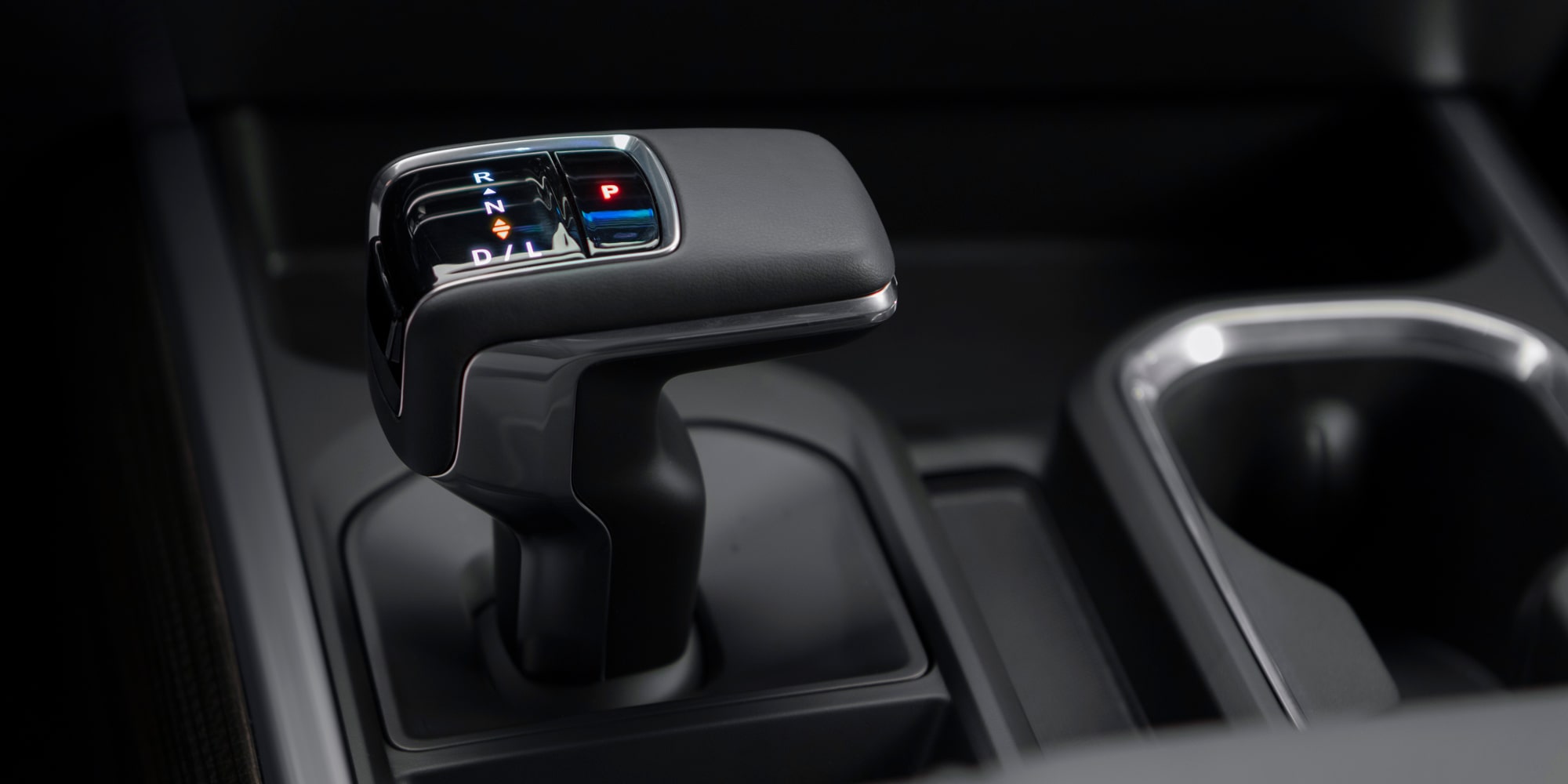 Palanca de cambio automática de la Chevrolet Silverado.