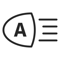 "ícono de Focos IntelliBeam con encendido automático. "