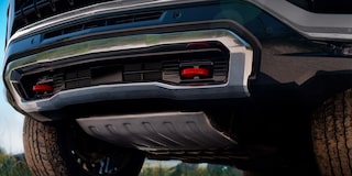 Faro trasero LED de la Chevrolet Tahoe 2025 en color verde, diseño moderno y elegante