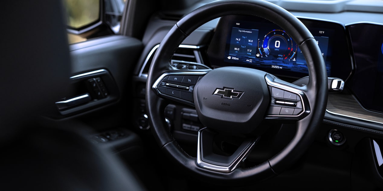 "Volante multifunción de la Chevrolet Tahoe. "