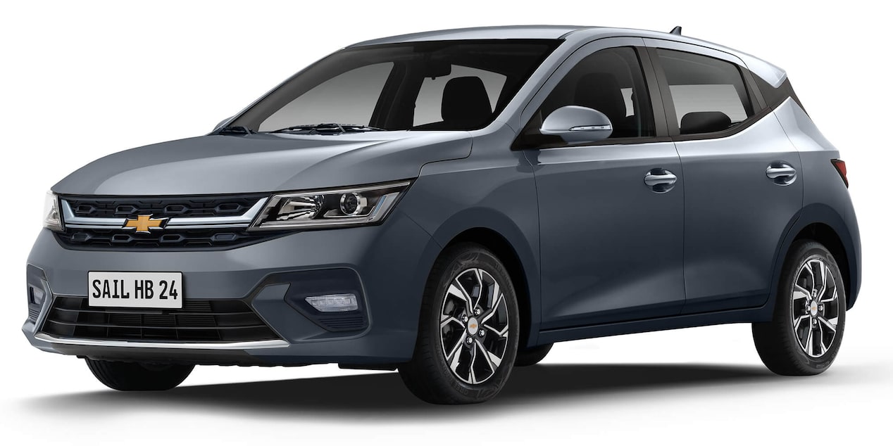Chevrolet Sail Hatchback en color gris metálico