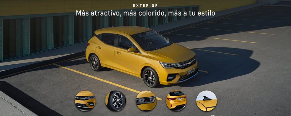 Chevrolet Sail Hatchback detalles exterior