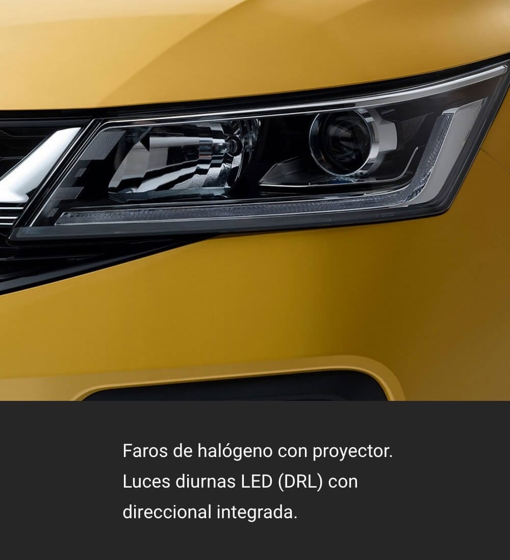 Óptica delantera del Chevrolet Sail Hatchback