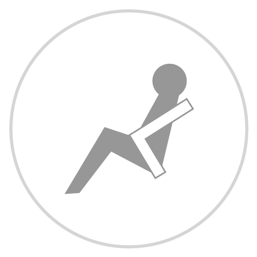 Sientete protegido en el Chevrolet Sail Hatchback con su alerta de cinturón de seguridad