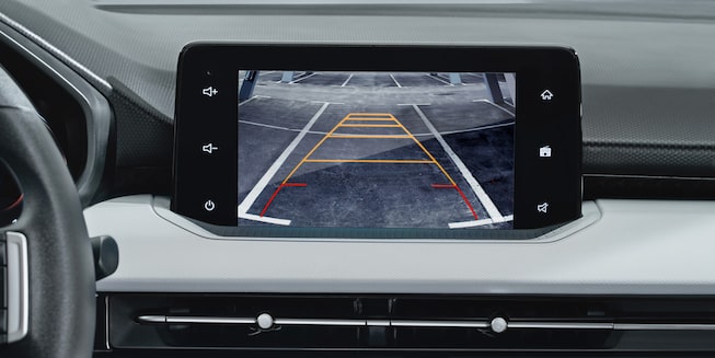 Vista asistente estacionamiento del Chevrolet Sail