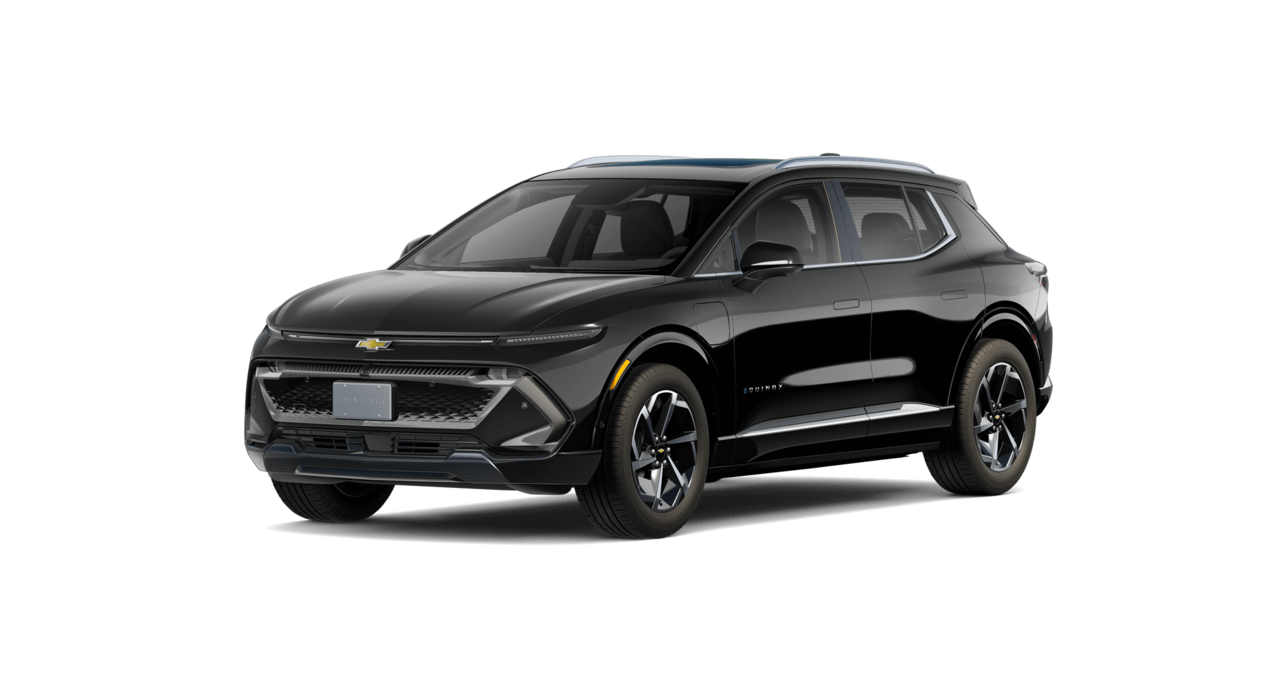 Negro profundo: el Equinox EV que impone presencia