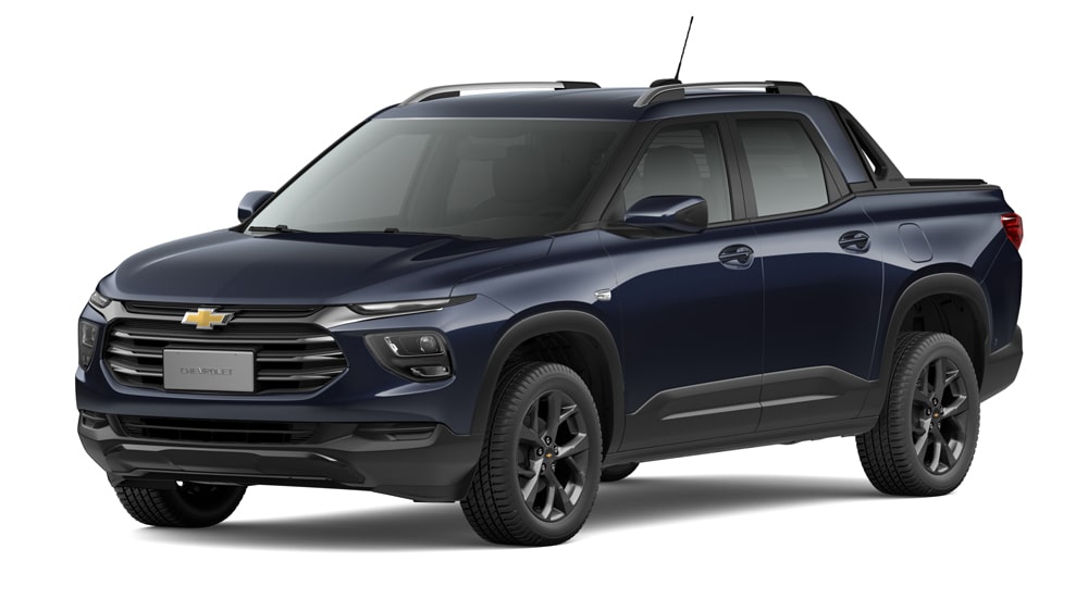 Elige la nueva pickup Chevrolet Montana color azul metálico
