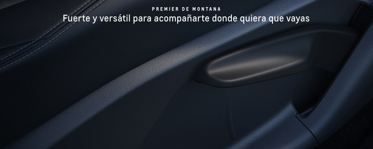 Detalle manijas de la pickup Chevrolet Montana