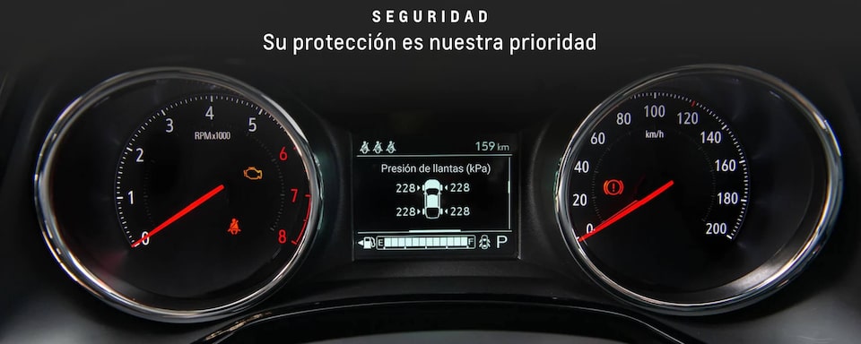 Vista de la pantalla en la nueva pickup Chevrolet Montana