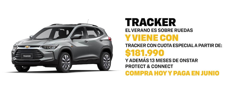  Chevrolet Tracker el verano es sobre ruedas