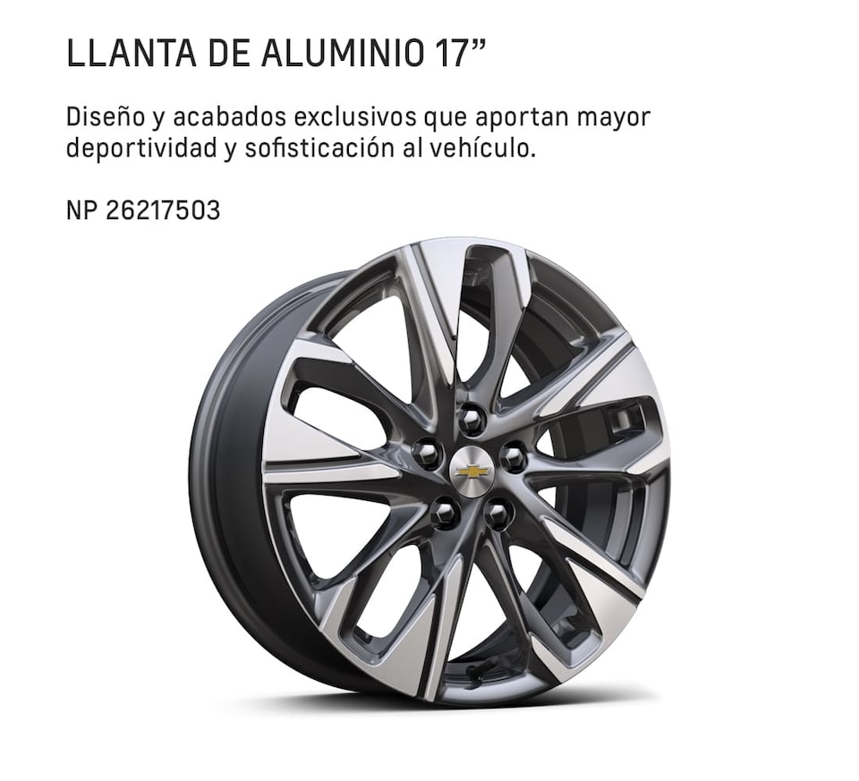 Chevrolet Tracker Accesorios - Llantas con tu Camioneta SUV