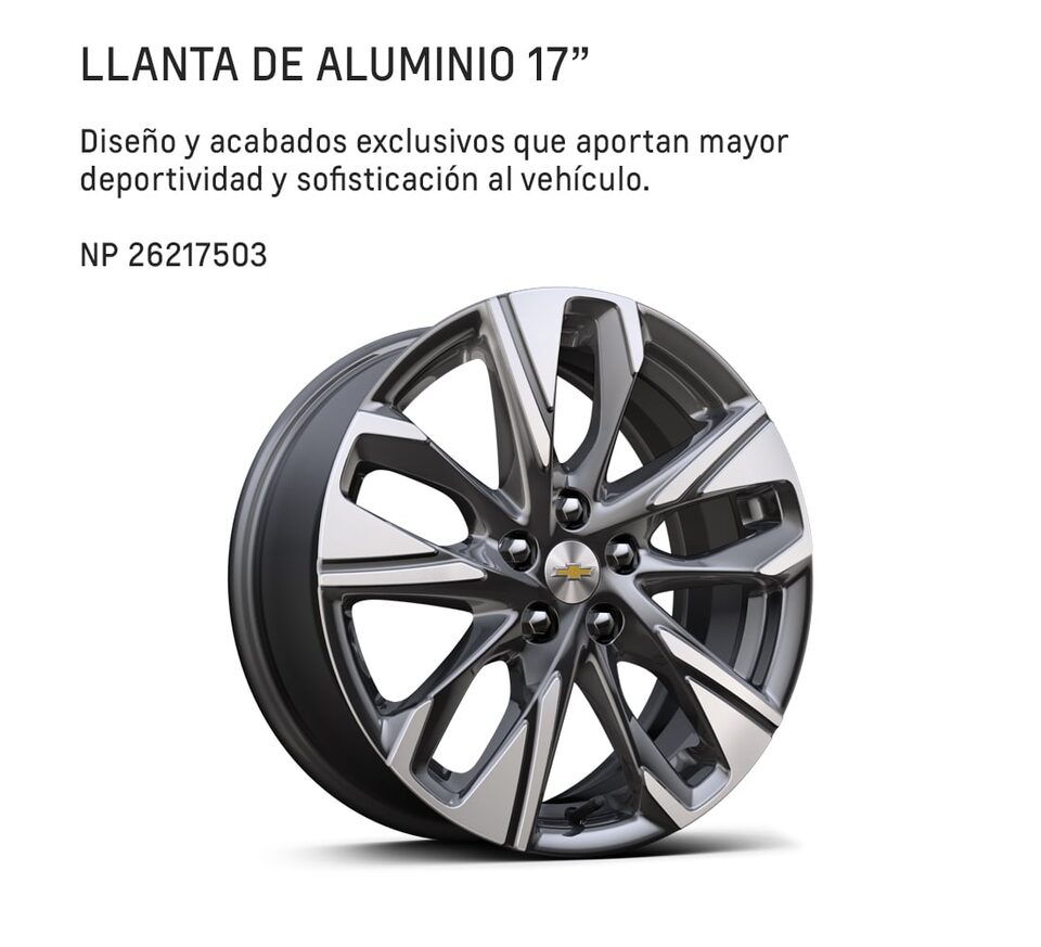 Chevrolet Tracker Accesorios - Llantas con tu Camioneta SUV