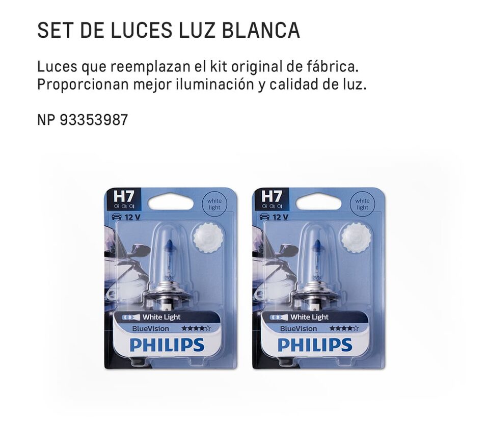 Chevrolet Tracker Accesorios - Luces Blancas con tu Camioneta SUV