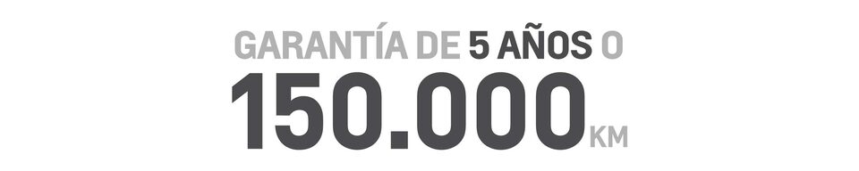 Garantía de cinco años o 150000 kilómetros camión Chevrolet FTR 1524 AMT