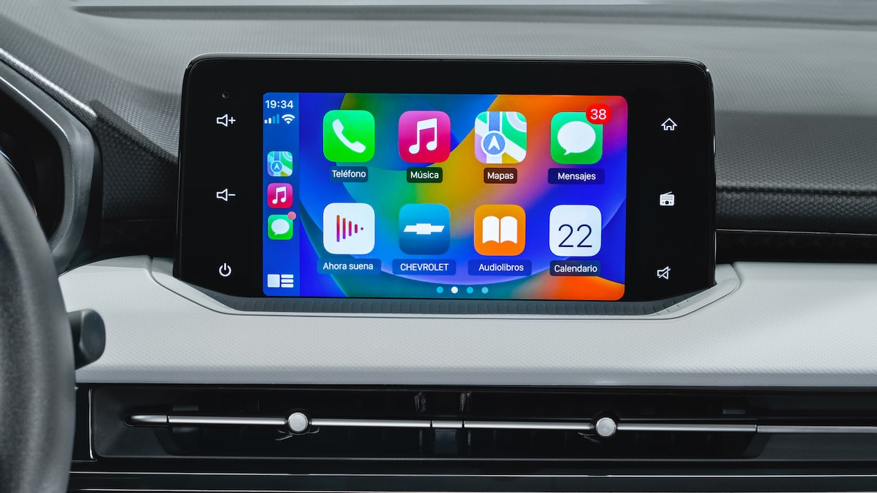 Sistema de infoentretenimiento del Chevrolet Sail HB.