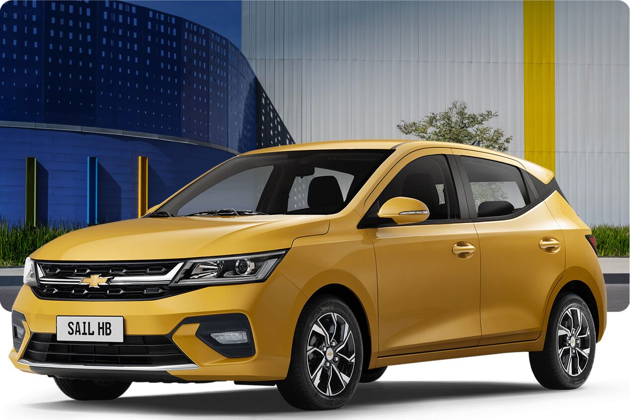 Chevrolet Sail LTZ CVT colorido y deportivo.