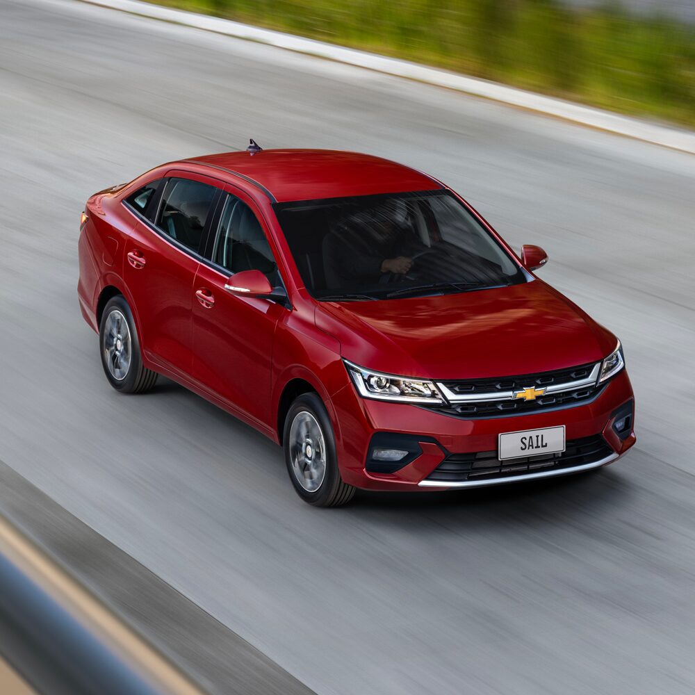 Chevrolet Sail Sedán equipado con control de estabilidad StabiliTrak.