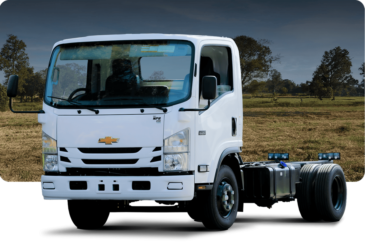 Camión Chevrolet NPR versión 818 AMT.