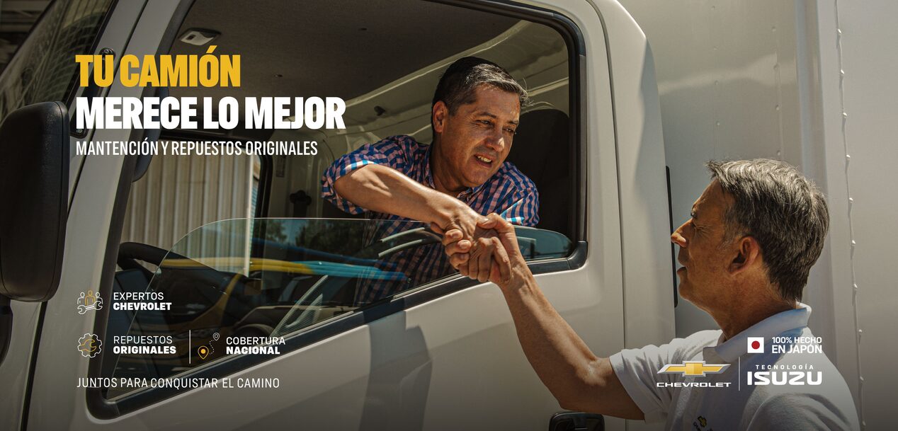 Tu camión merece lo mejor. Mantención y respuestos originales.