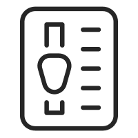 Ícono de caja de transferencia.