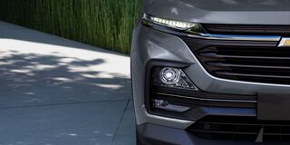 Vista cercana de las faros LED traseras de la Chevrolet Captiva XL.