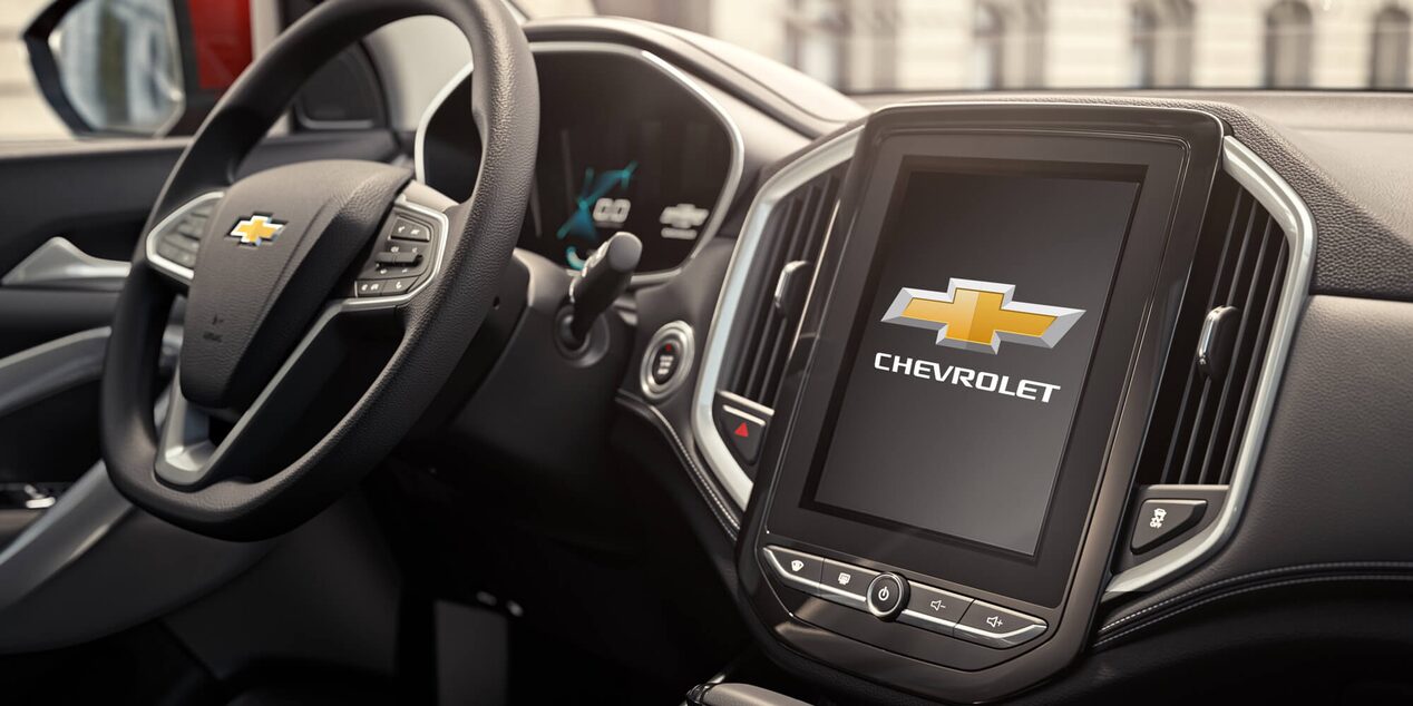 Clúster digital de la Chevrolet Captiva XL.