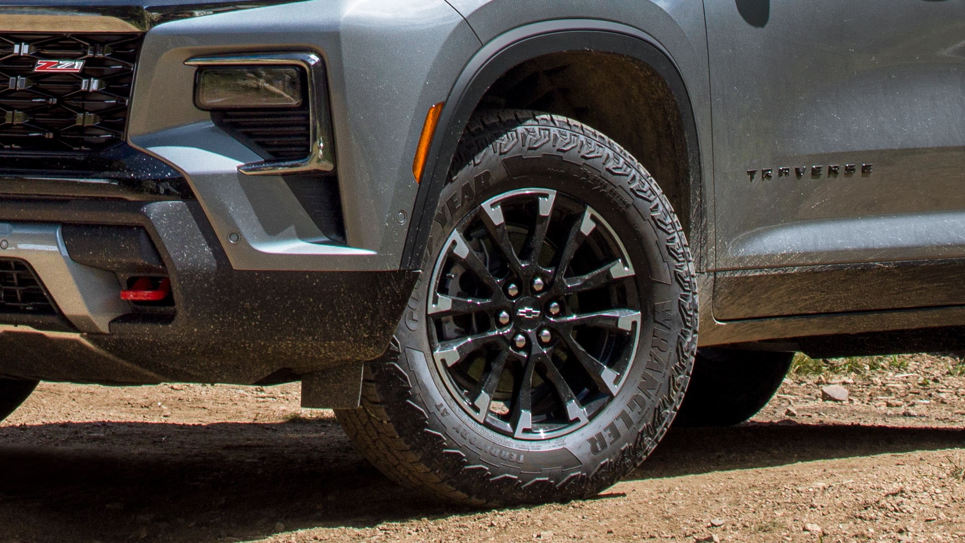 Chevrolet Traverse con Diseño de Llantas bitono de 18 pulgadas.